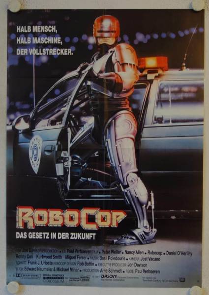 Robocop original release german movie poster